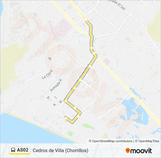 AS02 Bus Line Map