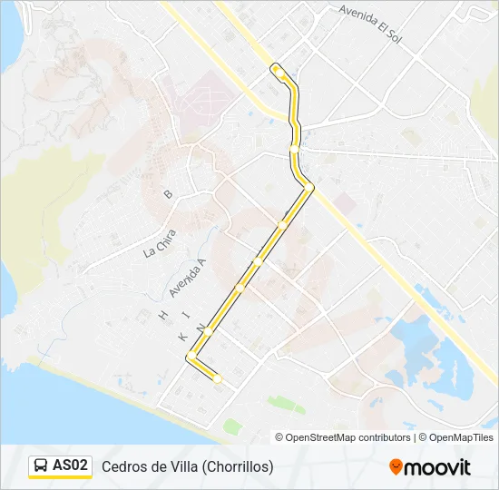 AS02 Bus Line Map