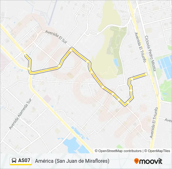 AS07 Bus Line Map