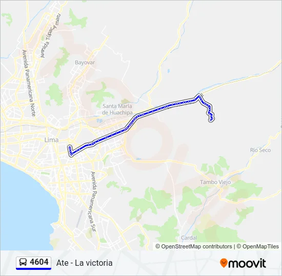 4604 Bus Line Map