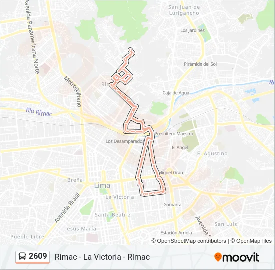 2609 Bus Line Map