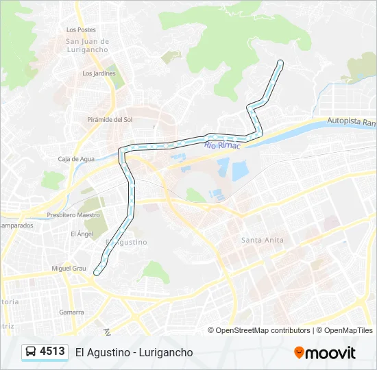 4513 Bus Line Map