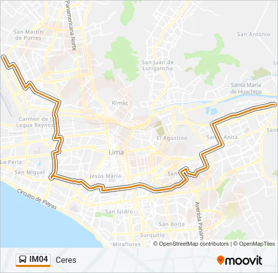 IM04 Bus Line Map