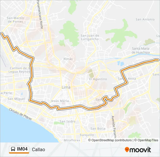 IM04 Bus Line Map