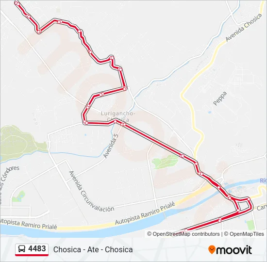 4483 Bus Line Map
