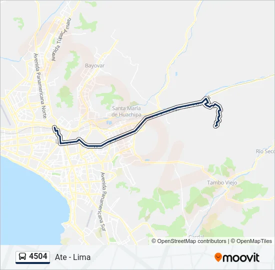 4504 Bus Line Map