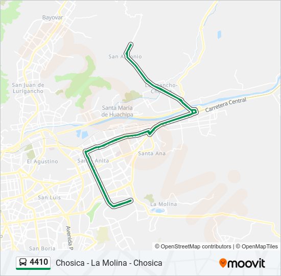 4410 bus Line Map