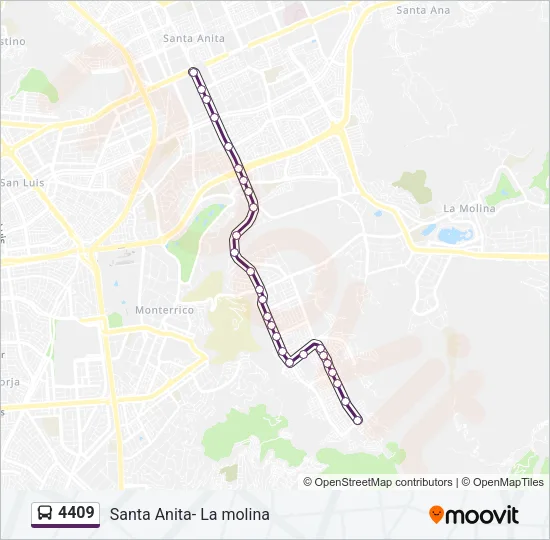 4409 Bus Line Map