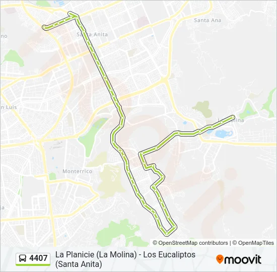 4407 Bus Line Map
