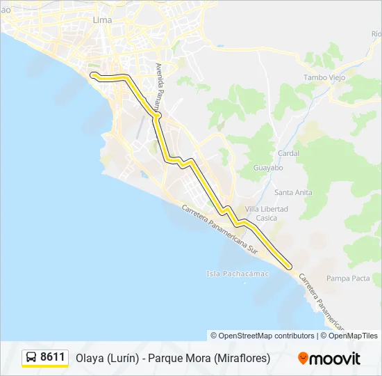 8611  Line Map