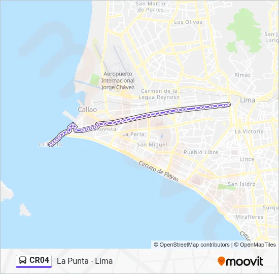 CR04 Bus Line Map