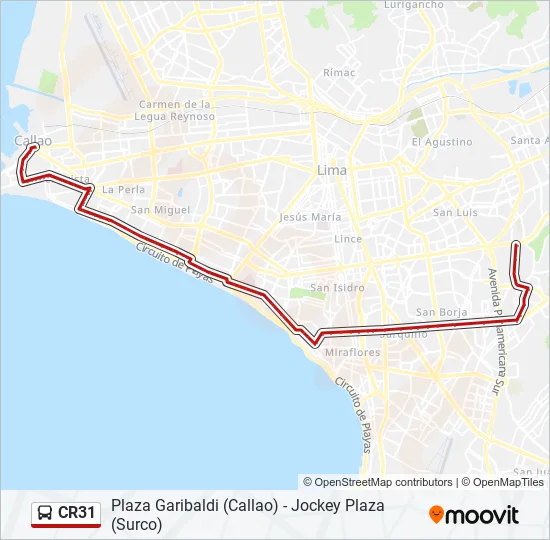 CR31  Line Map