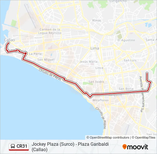 CR31  Line Map