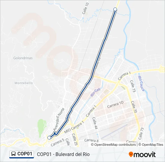 COP01 Bus Line Map