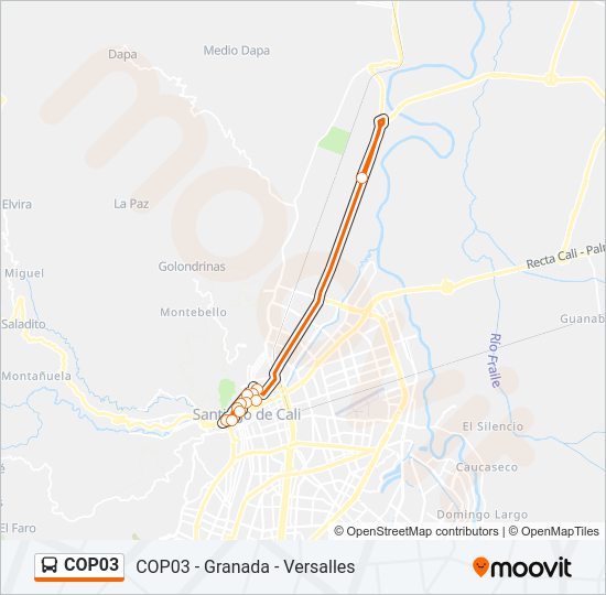 COP03 Bus Line Map