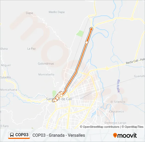 COP03 Bus Line Map