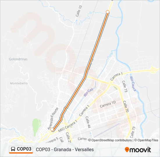 COP03 Bus Line Map