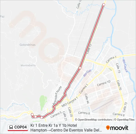 COP04 Bus Line Map