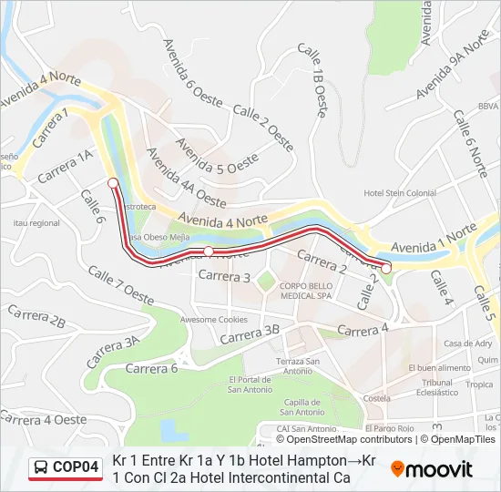 COP04 Bus Line Map