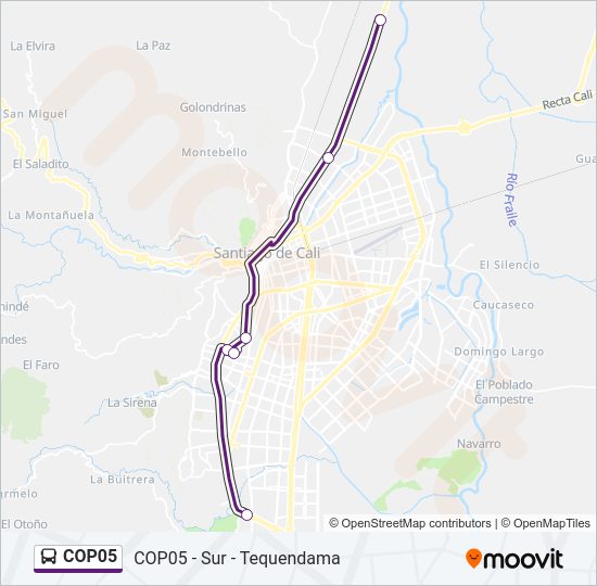 COP05 Bus Line Map