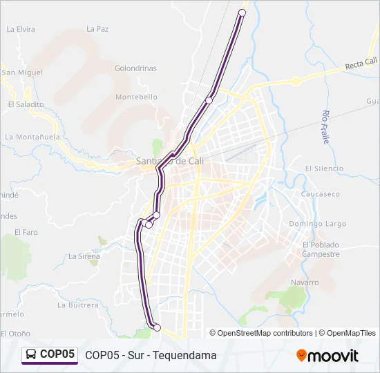 COP05 Bus Line Map