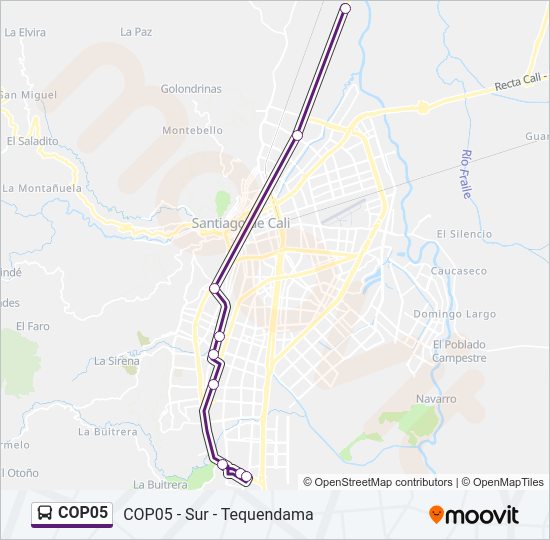 COP05 Bus Line Map