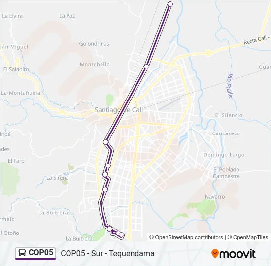 COP05 Bus Line Map