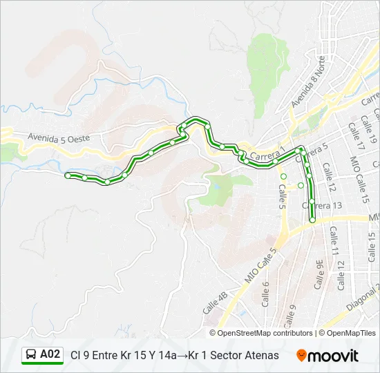 A02 Bus Line Map