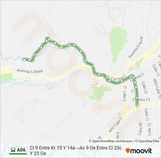 A06 Bus Line Map