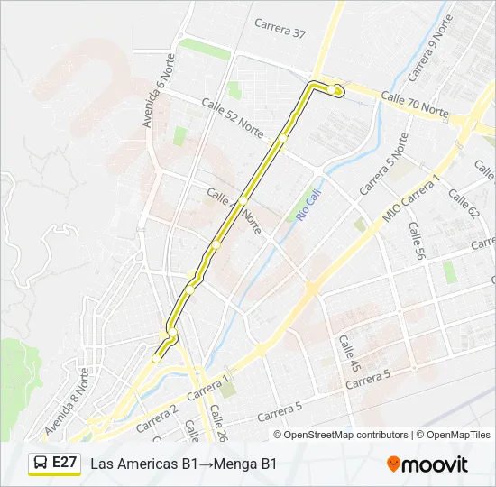 E27 Bus Line Map