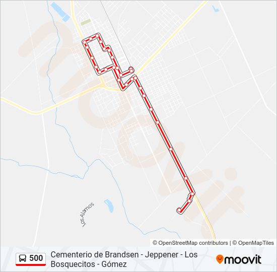 Mapa de 500 de Colectivo