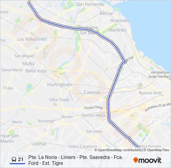 Mapa de 21 de Colectivo