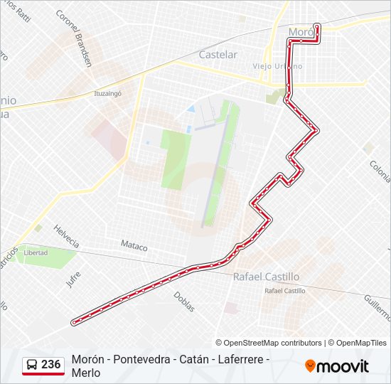 Mapa de 236 de Colectivo