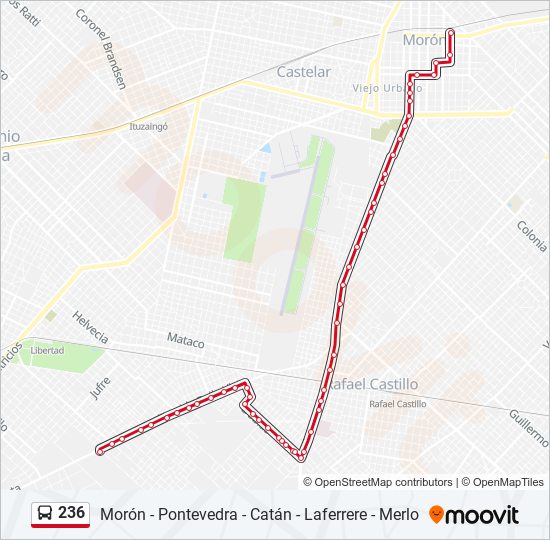 236 Colectivo Line Map