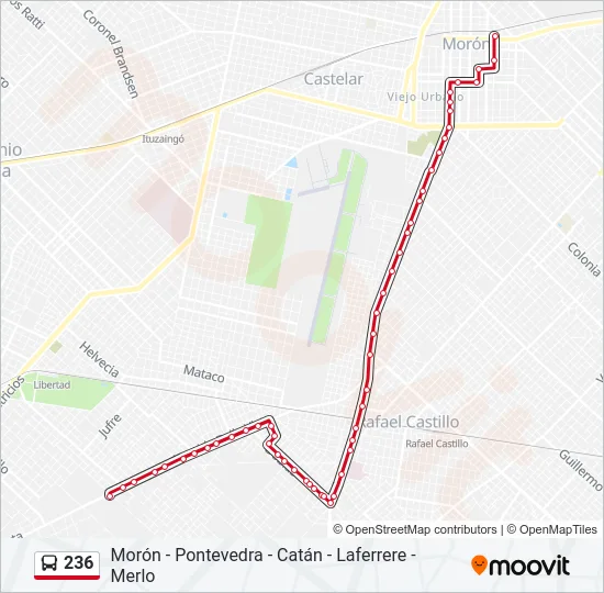 236 Colectivo Line Map