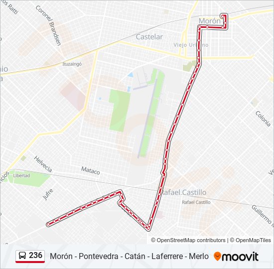 Mapa de 236 de Colectivo