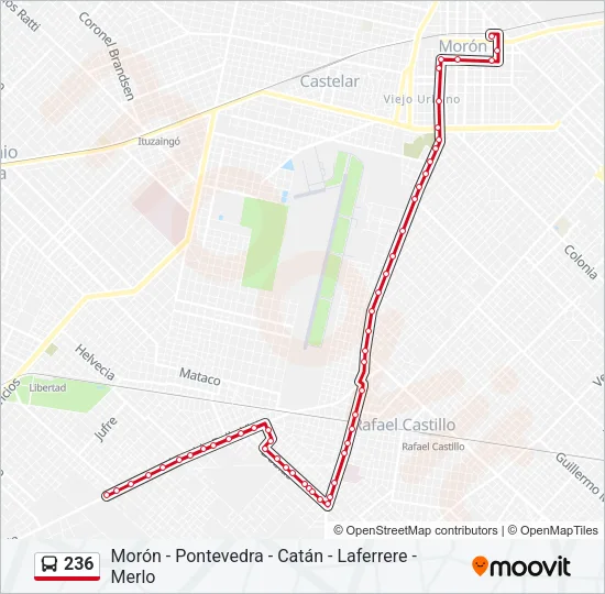 236 Colectivo Line Map