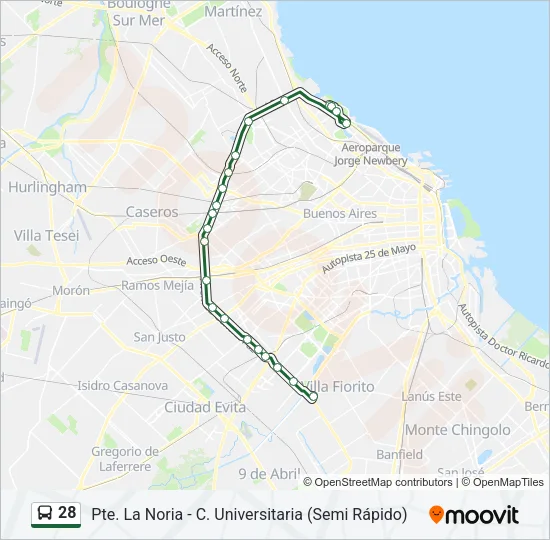 Mapa de 28 de Colectivo