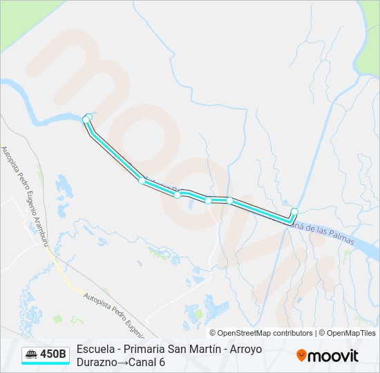 450B Ferry Line Map