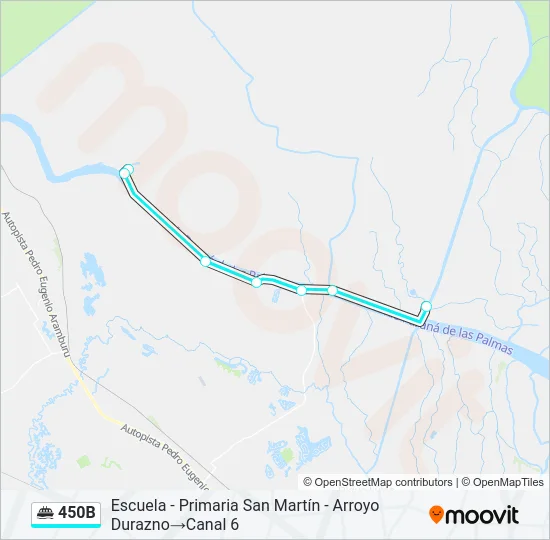 450B Ferry Line Map