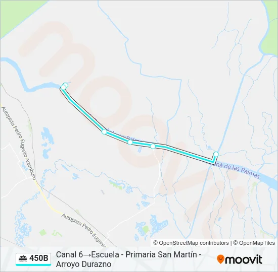 450B Ferry Line Map