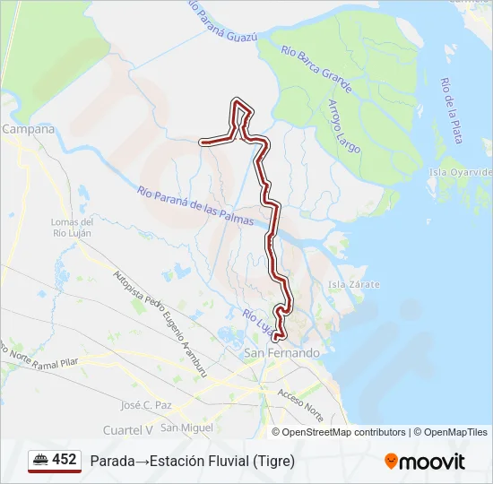 452 Ferry Line Map