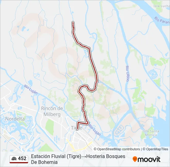 452 Ferry Line Map