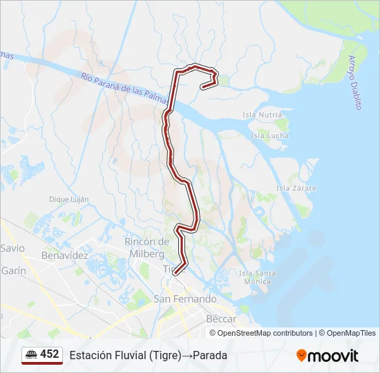 452 Ferry Line Map
