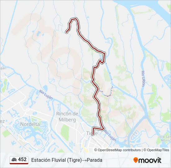 452 Ferry Line Map