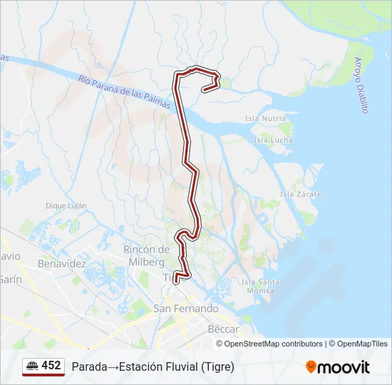 452 Ferry Line Map