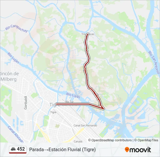 452 Ferry Line Map