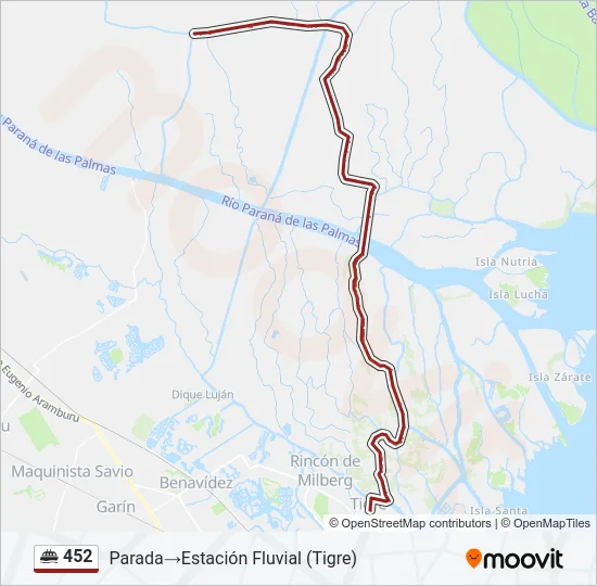 452 Ferry Line Map
