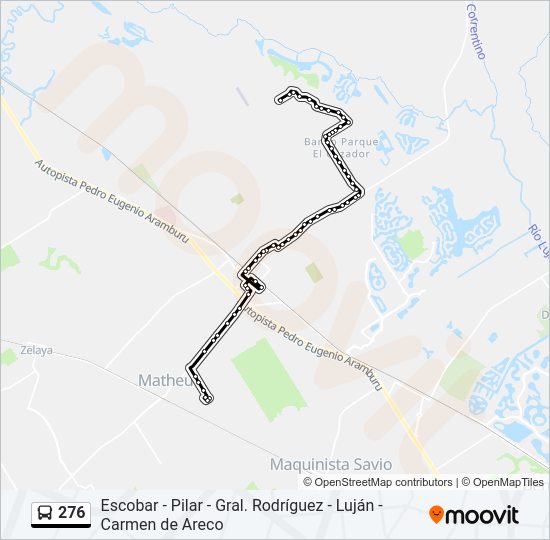 276 Colectivo Line Map