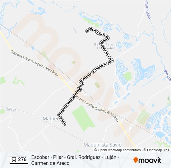 276 Colectivo Line Map